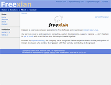 Tablet Screenshot of freexian.com